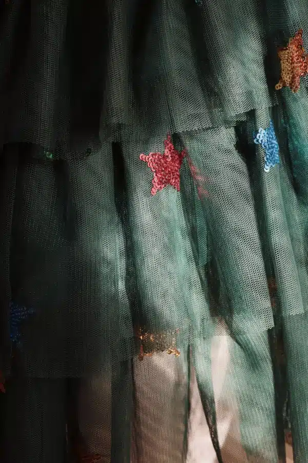 Konges Sløjd Yvonne Christmas Dress Hunter Green