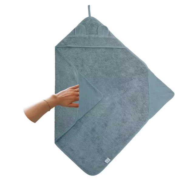 Wijs west Nifty Nifty 2 in 1 badcapes Blueberry 8717472227874 Nifty Verzorging Wassen & meer Douchen & Badderen