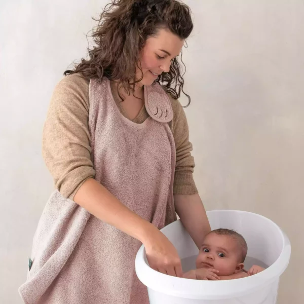 Wijs west Nifty Nifty Handsfree badcapes Blush 8717472227829 Nifty Verzorging Wassen & meer Douchen & Badderen