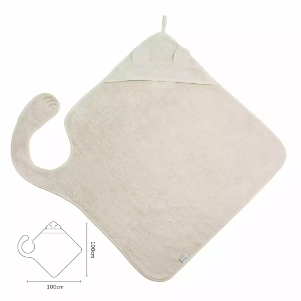 Wijs west Nifty Nifty Handsfree badcapes Vanilla 8717472227805 Nifty Verzorging Wassen & meer Douchen & Badderen