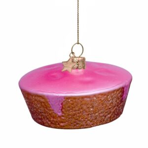 Vondels Vondels Kerstbal Roze Koek 8720701364295 Vondels AW24 Home & Living Feest Kerst Wijs west