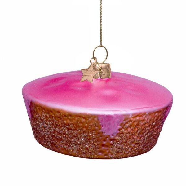 Vondels Vondels Kerstbal Roze Koek 8720701364295 Vondels AW24 Home & Living Feest Kerst Wijs west