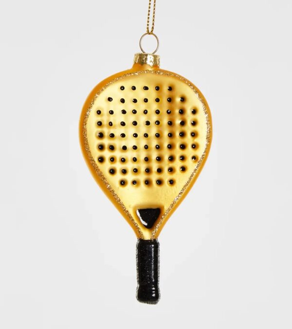 Yup in de Boom Padelracket Goud Kerstbal - Afbeelding 4
