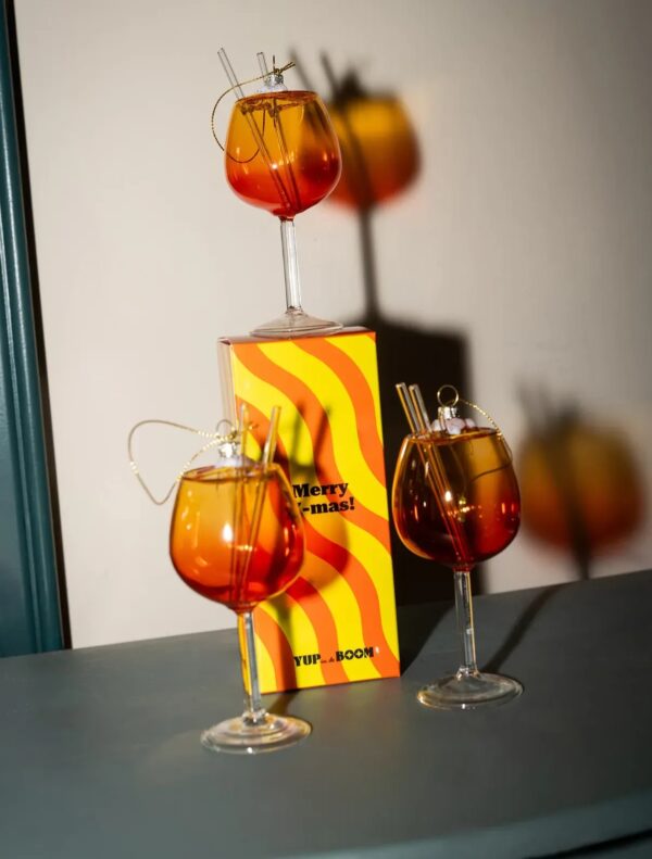 Yup in de boom Yup in de Boom Spritz Kerstbal 8721008354415 Yup 2024 Home & Living Feest Kerst Wijs west