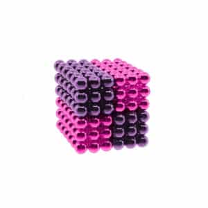 Magneet balletjes - 216 stuks - lila/paars