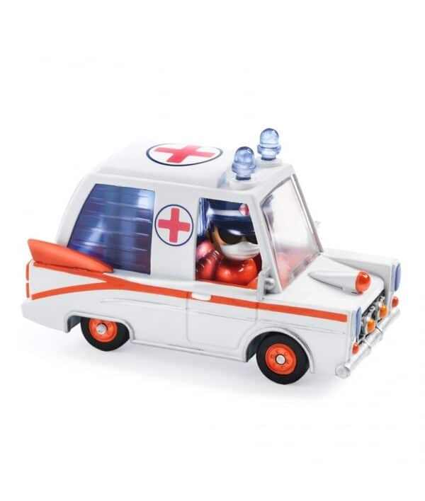Djeco Djeco Crazy Motors - Hurry ambulance  Djeco Speelgoed & Spellen Voertuigen  Wijs west