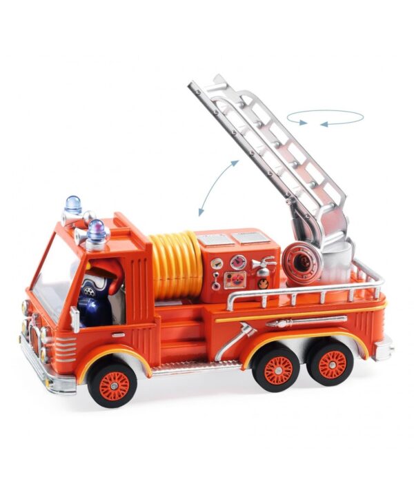 Djeco Djeco Crazy Motors - Captain fire  Djeco Speelgoed & Spellen Voertuigen  Wijs west