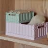 Liewood Liewood Weston Storage Box M 1-pack Light Apricot 5715493439835 Liewood Home & Living Opruimen  Wijs west