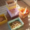Liewood Liewood Weston Storage Box M 1-pack Light Apricot 5715493439835 Liewood Home & Living Opruimen  Wijs west