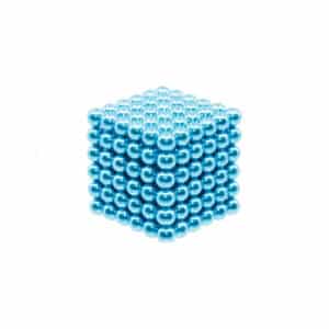 Magneet balletjes - 216 stuks - licht blauw