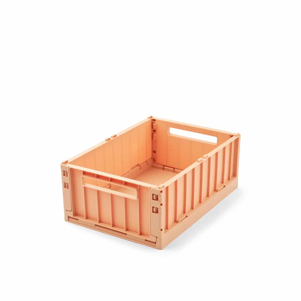 Liewood Liewood Weston Storage Box M 1-pack Light Apricot 5715493439835 Liewood Home & Living Opruimen  Wijs west