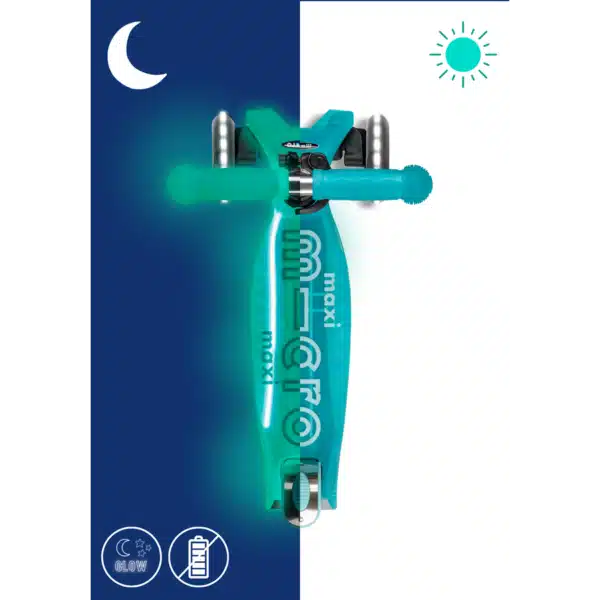 Micro Maxi Micro Deluxe Glow LED Plus Aqua Mint
