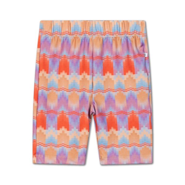 Repose AMS Repose Ams 66. Biker Short Graphic Blur 8721234602564 Repose SS25 Kleding & Accessoires Broeken Korte Broeken Wijs west