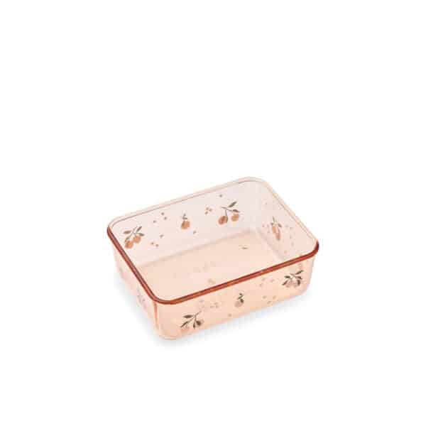 Liewood Liewood Ako Tritan Snack Box Peach / Sea Shell 5715493468934 Liewood Verzorging Eten & Drinken Lunchbakjes & Drinkbekers Wijs west