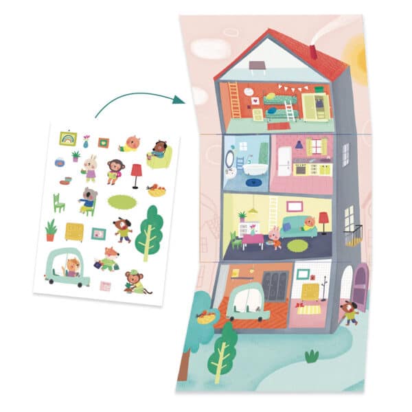Djeco Knutselset Dieren & Huizen