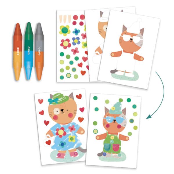 Djeco Knutselset Dieren & Huizen