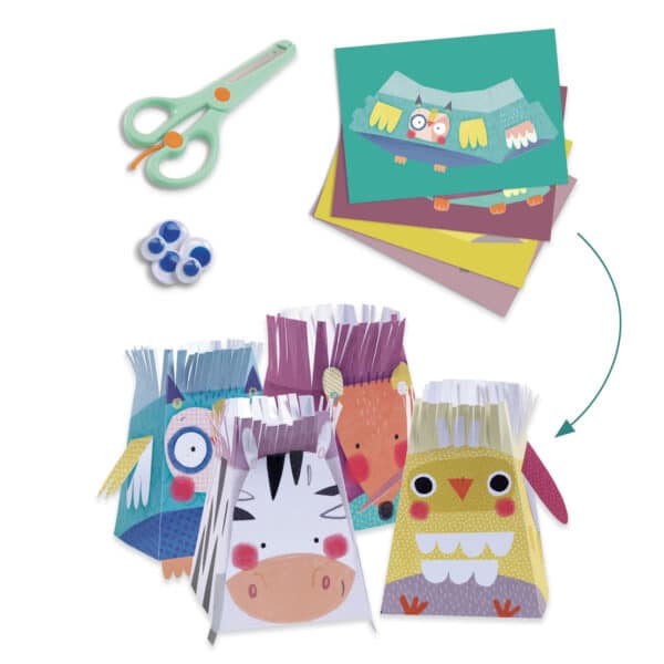 Djeco Knutselset Dieren & Huizen