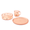 Liewood Liewood Siva Printed Tritan Tableware Set Peach / Sea Shell 5715493439941 Liewood Verzorging Eten & Drinken  Wijs west