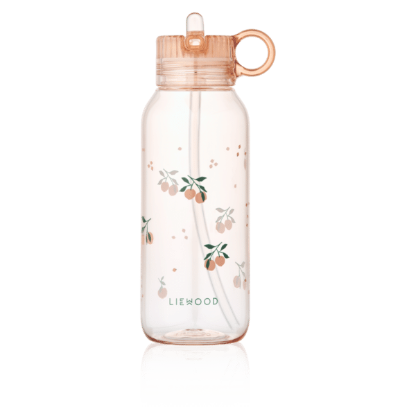 Liewood Liewood Yang Tritan Waterfles 500Ml Peach / Sea Shell 5715493492212 Liewood Verzorging Eten & Drinken  Wijs west