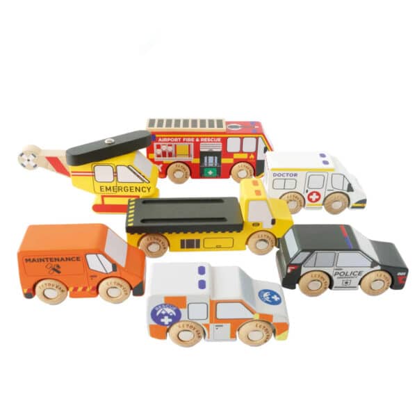 Le Toy Van Emergency Helicopter & Rescue Cars