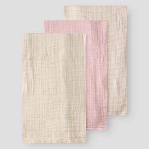 Lil' Atelier Lil' Atelier Hydrofiele Doek Peach Whip 5715718632362 Atelier SS25 Verzorging Swaddles  Wijs west