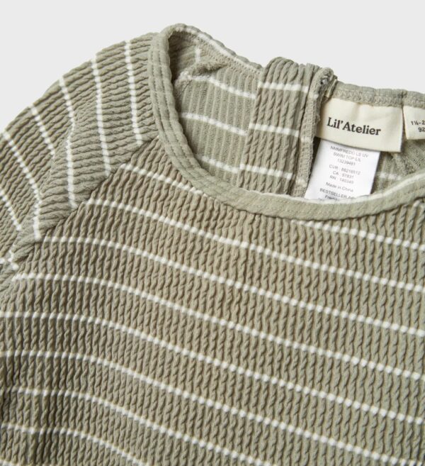Lil' Atelier Lil' Atelier Zwem Top Forest Fog  Atelier SS25 Kleding & Accessoires Zwemkleding  Wijs west