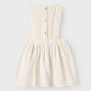 Lil' Atelier Lil' Atelier Midi Jurk Pumice Stone 5715714614041 Atelier SS25 Kleding & Accessoires Rokjes & Jurkjes  Wijs west