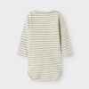 Lil' Atelier Lil' Atelier Body Turtledove Forest Fog 5715714415822 Atelier SS25 Kleding & Accessoires Baby Rompers Wijs west