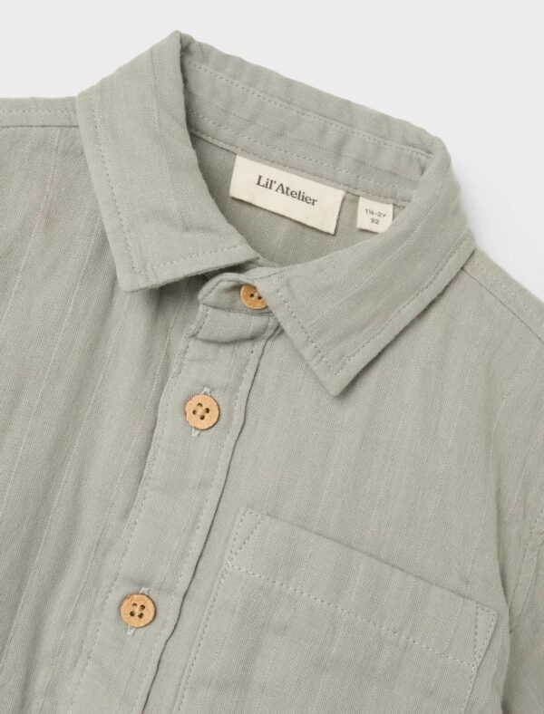 Lil' Atelier Lil' Atelier Shirt Forest Fog  Atelier SS25 Kleding & Accessoires Shirts  Wijs west