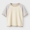 Lil' Atelier Lil' Atelier T-Shirt Turtledove Vapor Blue 5715714497644 Atelier SS25 Kleding & Accessoires Shirts T-shirts Wijs west