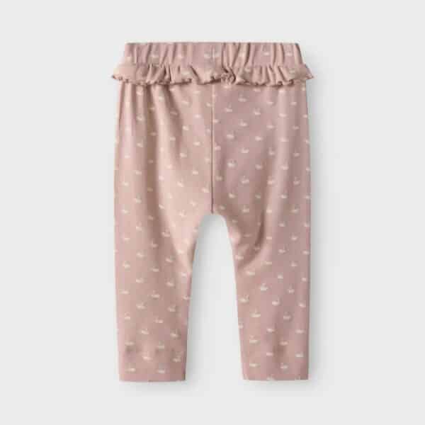 Lil' Atelier Lil' Atelier Broek Peach Whip Swans  Atelier SS25 Kleding & Accessoires Baby Broekjes Wijs west