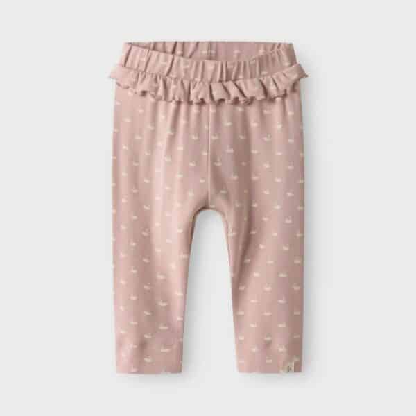 Lil' Atelier Lil' Atelier Broek Peach Whip Swans  Atelier SS25 Kleding & Accessoires Baby Broekjes Wijs west