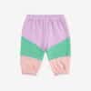 Bobo Choses Bobo Choses Lila Color Block Jogging Pants 8445782287270 SS25 Bobo Kleding & Accessoires Baby Broekjes Wijs west