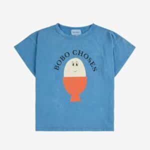 Bobo Choses Bobo Choses Morning Egg T-Shirt 8445782291475 SS25 Bobo Kleding & Accessoires Shirts T-shirts Wijs west