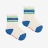 Bobo Choses Bobo Choses Hug Me Bear Short Sock Pack X 2 8445782305233 SS25 Bobo Kleding & Accessoires Sokken & Maillots  Wijs west