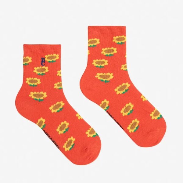 Bobo Choses Bobo Choses Sunflower All Over Short Socks 8445782305783 SS25 Bobo Kleding & Accessoires Sokken & Maillots  Wijs west