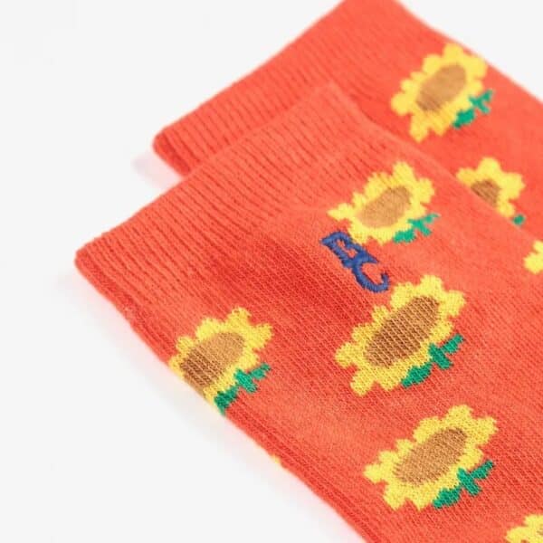 Bobo Choses Bobo Choses Sunflower All Over Short Socks 8445782305783 SS25 Bobo Kleding & Accessoires Sokken & Maillots  Wijs west