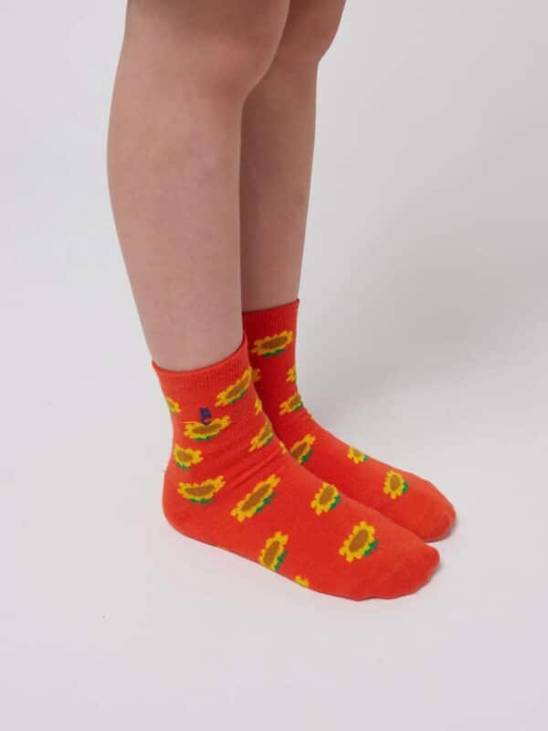 Bobo Choses Sunflower All Over Short Socks