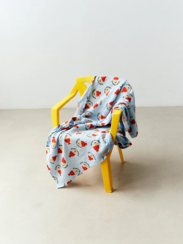 Bobo Choses Morning Egg All Over Muslin & Bib Set