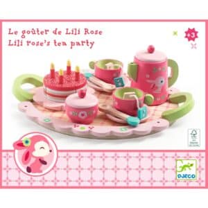 Djeco Houten Theeservies - Lili Rose voorkant verpakking