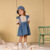 Nixnut Nixnut Jap Dress Jeans 8720963624977 Nixnut SS25 Kleding & Accessoires Rokjes & Jurkjes  Wijs west