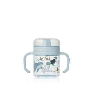 Liewood Liewood Kylo Tritan Sippy Beker 280Ml Sea Creature / Sandy 5715493422219 Liewood Verzorging Eten & Drinken Lunchbakjes & Drinkbekers Wijs west