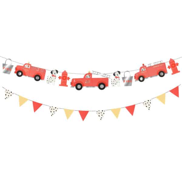 Meri Meri Brandweerwagen Garland