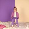 Nixnut Nixnut Basic Flared Purple 8720963628784 Nixnut SS25 Kleding & Accessoires Broeken  Wijs west