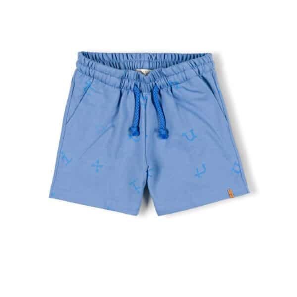 Nixnut Nixnut Stamp Short Sky 8720963629484 Nixnut SS25 Kleding & Accessoires Broeken  Wijs west