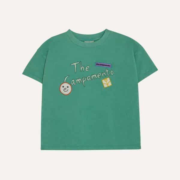 The Campamento The Campamento Green Washed Kids Tshirt 8435619468873 Campamento SS25 Kleding & Accessoires Shirts T-shirts Wijs west
