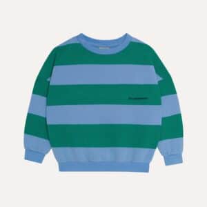The Campamento The Campamento Green Stripes Oversized Kids Sweatshirt 8435619470715 Campamento SS25 Kleding & Accessoires Sweaters & Truien  Wijs west