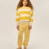 The Campamento Yellow Stripes Oversized Kids Sweatshirt