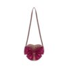 Konges Sløjd Konges Sløjd Tut Bow Shoulder Bag Sangria 5715681011973 Konges SS25 Kleding & Accessoires Tassen & Rugzakken  Wijs west
