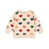 Konges Sløjd Konges Sløjd Lou Sweat Shirt Ocs Bon Coeur Coloré 5715681027875 Konges SS25 Kleding & Accessoires Sweaters & Truien  Wijs west